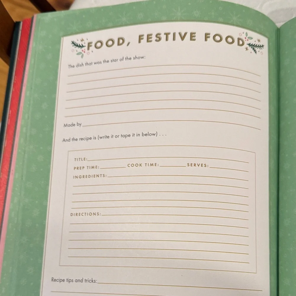 Candace Cameron Bure Inspirational Christmas Memory Book - Green